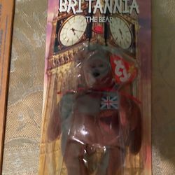Britannia Ty Bear In Original Case
