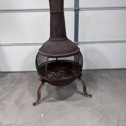 Metal Chiminea.