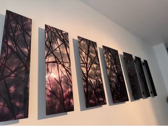 WALL ART (“painting” on metal)