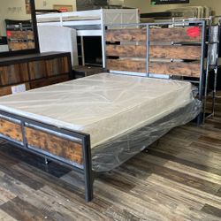 Bed Frame Includes Mattress And Box Spring 