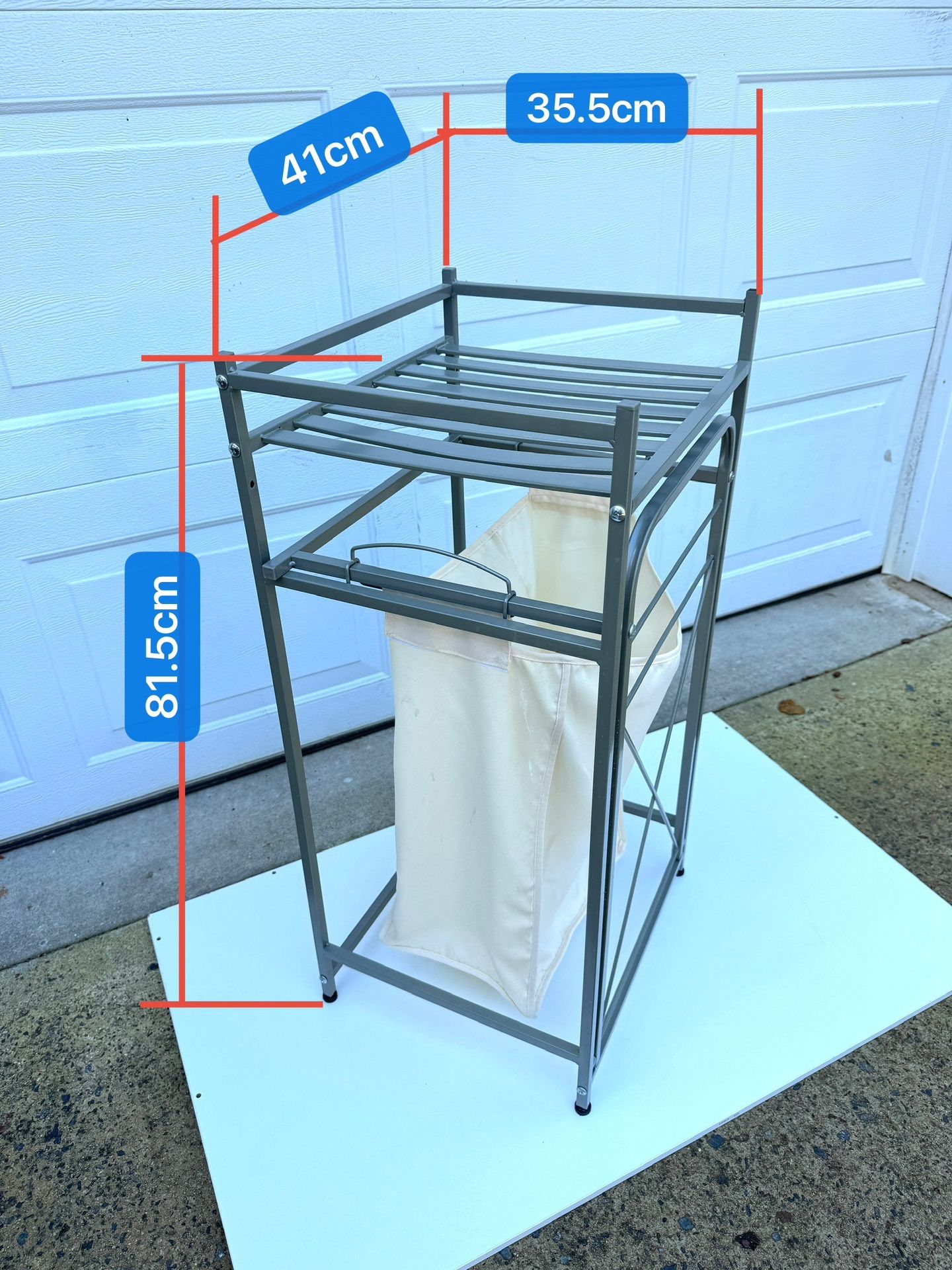 THRESHOLD™ household multi-functional storage rack for dirty clothes basket