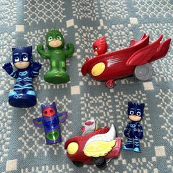 Pj Mask Figures And Vehicles 