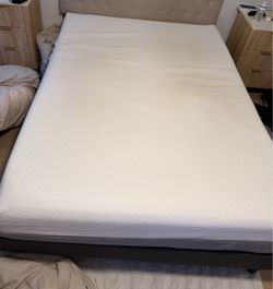 Queen mattress and bedframe