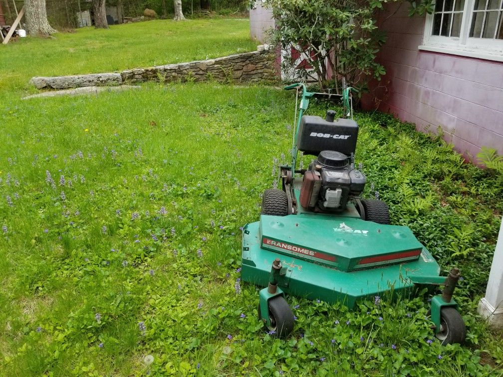 2 Bobcat Walk Behind Mower Projects