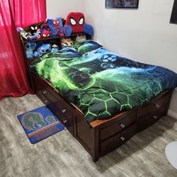 Full Size Bed Frame and Mattress