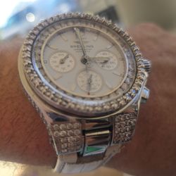 Breitling Watch Added Diamonds