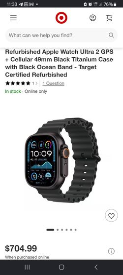 Apple Watch Ultra 3 49mm Black