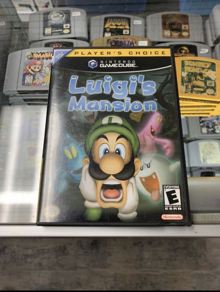 Luigi’s Mansion Gamecube $65-$80 Each Gamehogs 11am-7pm