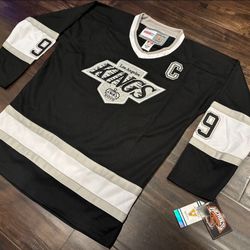 Wayne Gretzky CCM LA Los Angeles Kings Black & White Jersey #99 Captain Vintage Oilers/ New York Rangers NYR Jersey Rare Throwback STITCHED // CCM