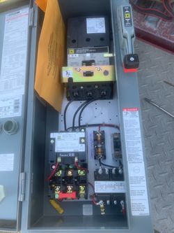 Lot Square D Breakers and Starter