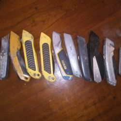 (11) CONTRACTOR UTILITY BLADES/ KNIFES 