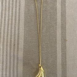 Bellezza Puff teardrop necklace