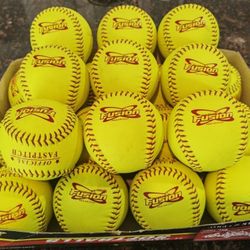softball 24 pack 12" (like new)