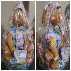 Happy Easter Gift Basket Child Special Loved One, Baskets Arrangements Snacks BOTANA Canasta Regalo Dia De Pasqua
