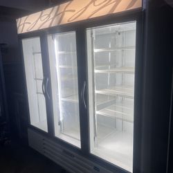 Freezer 3 Door Glass 