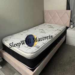 Twin Size Bed Frame With Mattress Included 