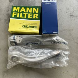 11-16 Mercedes E350 Air Filters, Cabin Filter Arm Controls