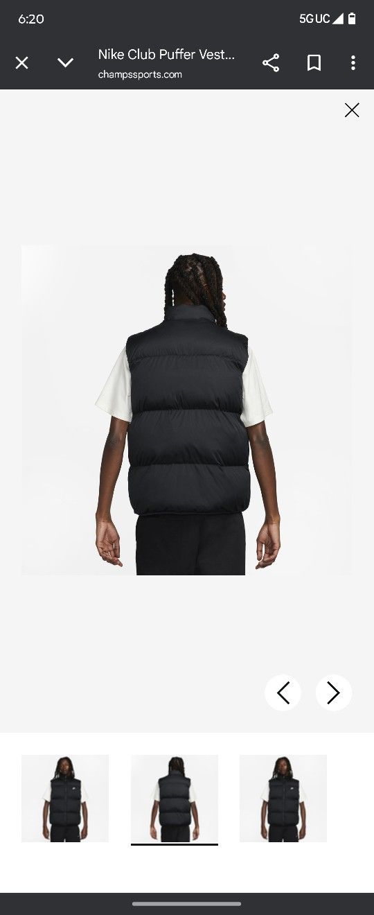 Men's Puffer Nike Vest
