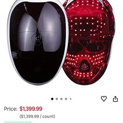 CF Magic LED Mask. 480 LED Near Infrared - Helps Skin Rejuvenation, Facial Skin Care, Anti Aging, Skin Wrinkle/Aging Care, Whitening, Lifting and Scal