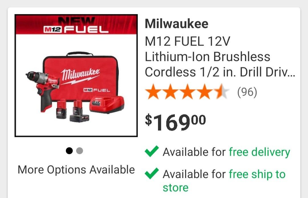 Milwauke Fuel M12
