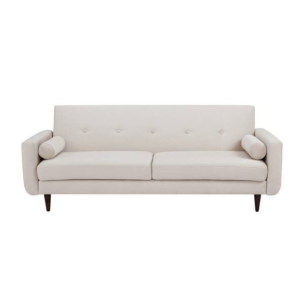 Abbyson Salsbury Mid Century Modern Upholstered Velvet Sofa