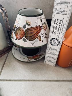 Candle Shade And Plate