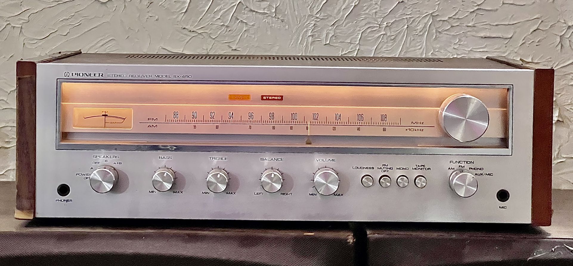 Pioneer SX - 450 Stereo Receiver 