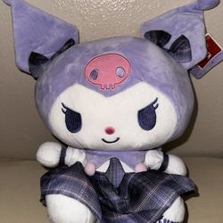 NWT Sanrio Aoger Purple Kuromi Plush 14”