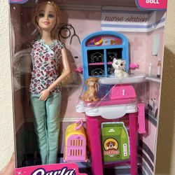 Barbie Doll Pet Set