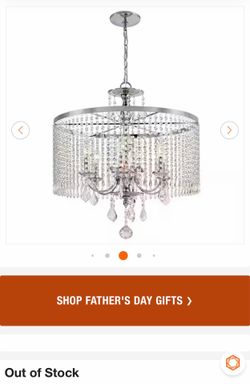New still in the box Home Decorators Calisitti 6 light Chandelier