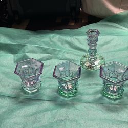Party lite Candle holder set of 4