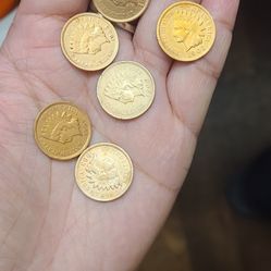 7 indian head penny 