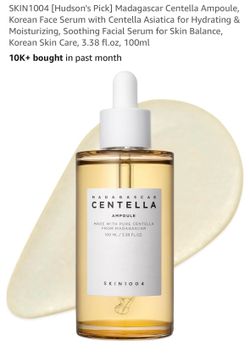 SKIN1004 [Hudson's Pick] Madagascar Centella Ampoule, Korean Face Serum with Centella Asiatica for Hydrating & Moisturizing, Soothing Facial Serum for