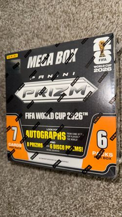 2026 Panini Prizm FIFA World Cup Soccer Mega Box Factory - SEALED