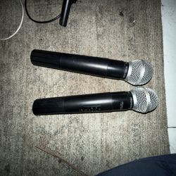 2- Shure SM58 and Beta 58A microphones