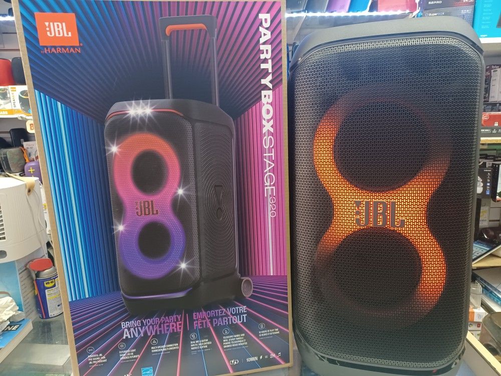 Best Deals. JBL Partybox 320. Rechargeable Battery. Brand New SEALED