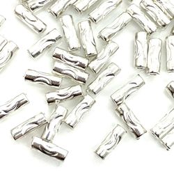 Silver Tube Beads 