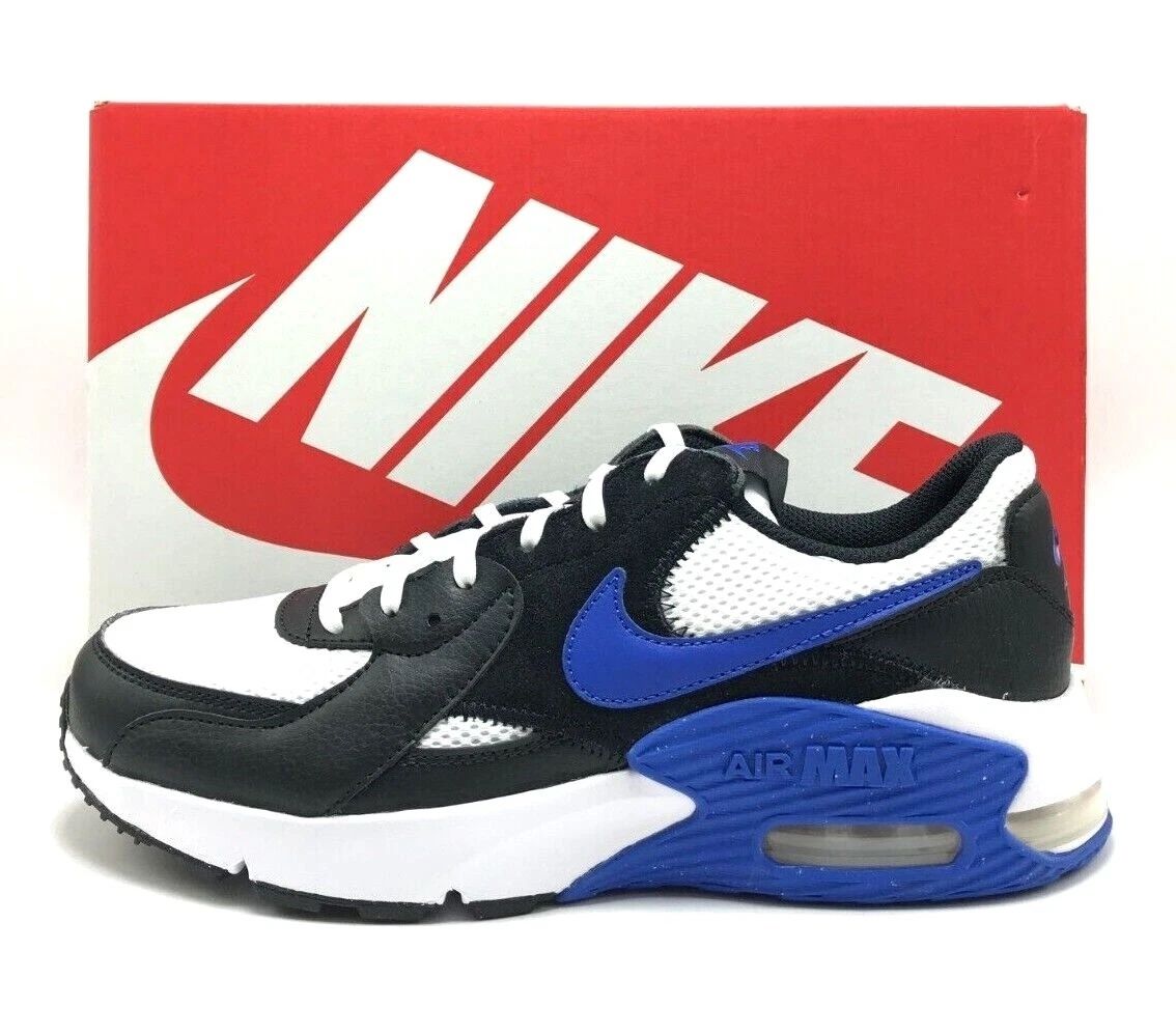 Men's Nike Air Max Excee Running Shoes - Black Game Royal White - Size 13