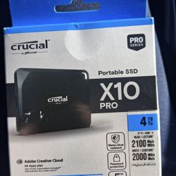 Micron Crucial X10 Pro 4tb Ssd Brand New