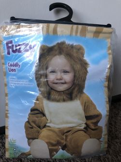 Toddler Cuddly Lion Costume