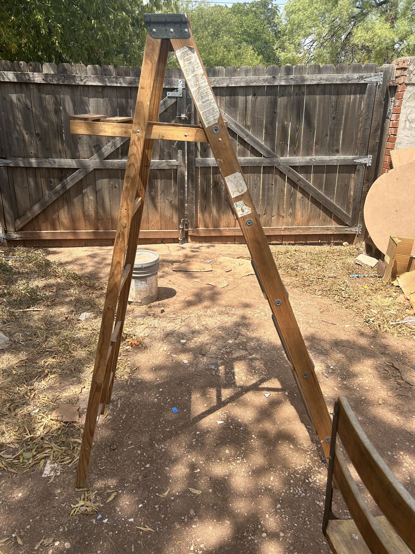 A 6 Feet Step Ladder In Good Condition