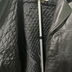 M. Julian Wilson’s Men’s Classic Unique Black Genuine Leather Jacket Size 2-XLT