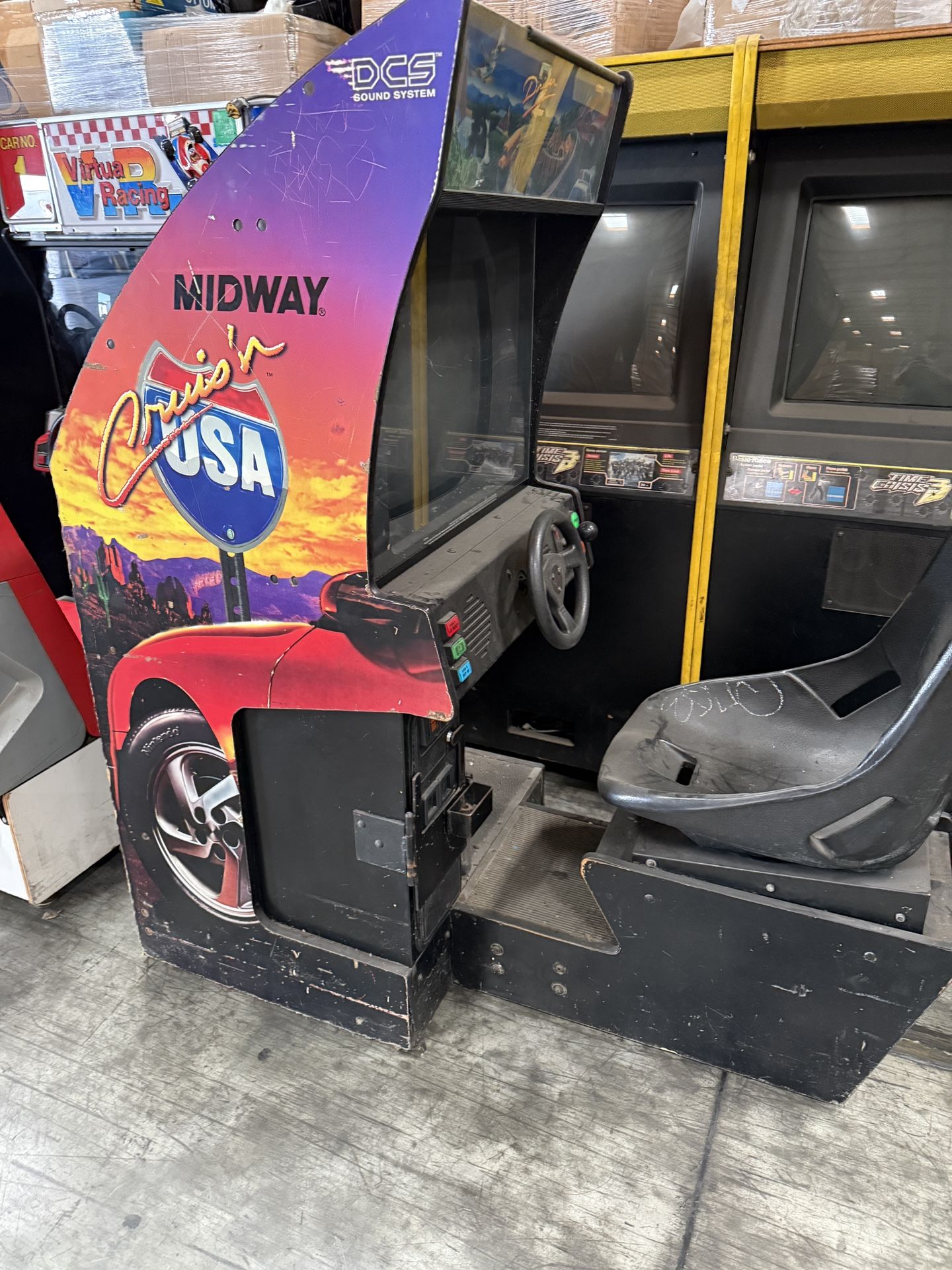 Cruisin USA Sit down Arcade Machine