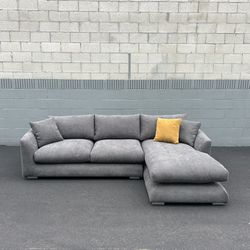 Grey Cloud Couch Sectional