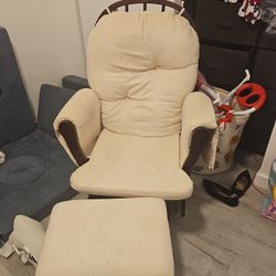 Rocking Chair With Foot Stool