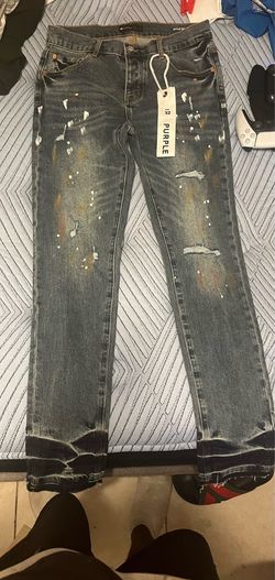 Purple jeans