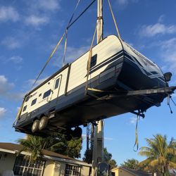 Rv , Shed Relocate, Casitas De Patio Containe Trailer Crane 🏗️ Sale 