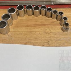 Craftsman 12 Point Metric Socket Set