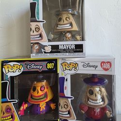 Funko Pop Nightmare Before Christmas The Mayor Collection 