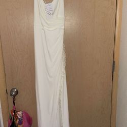 Wedding Dress. Off-white/cream Colored 